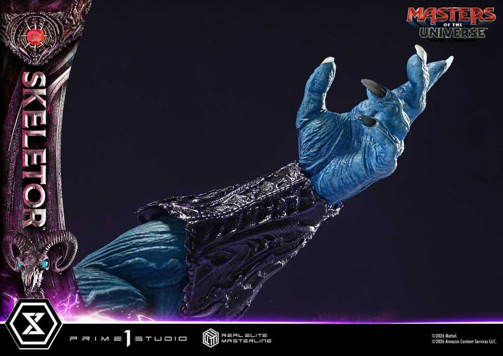 Les Maîtres de l'univers (2026 Film) Real Elite Masterline Series Statue 1/3 Skeletor Bonus Version 96 cm