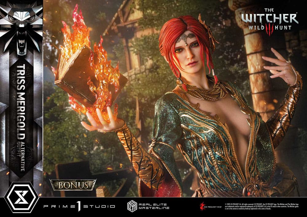 The Witcher 3: Wild Hunt statuette Real Elite Masterline Series 1/4 Triss Merigold Bonus Version 52 cm