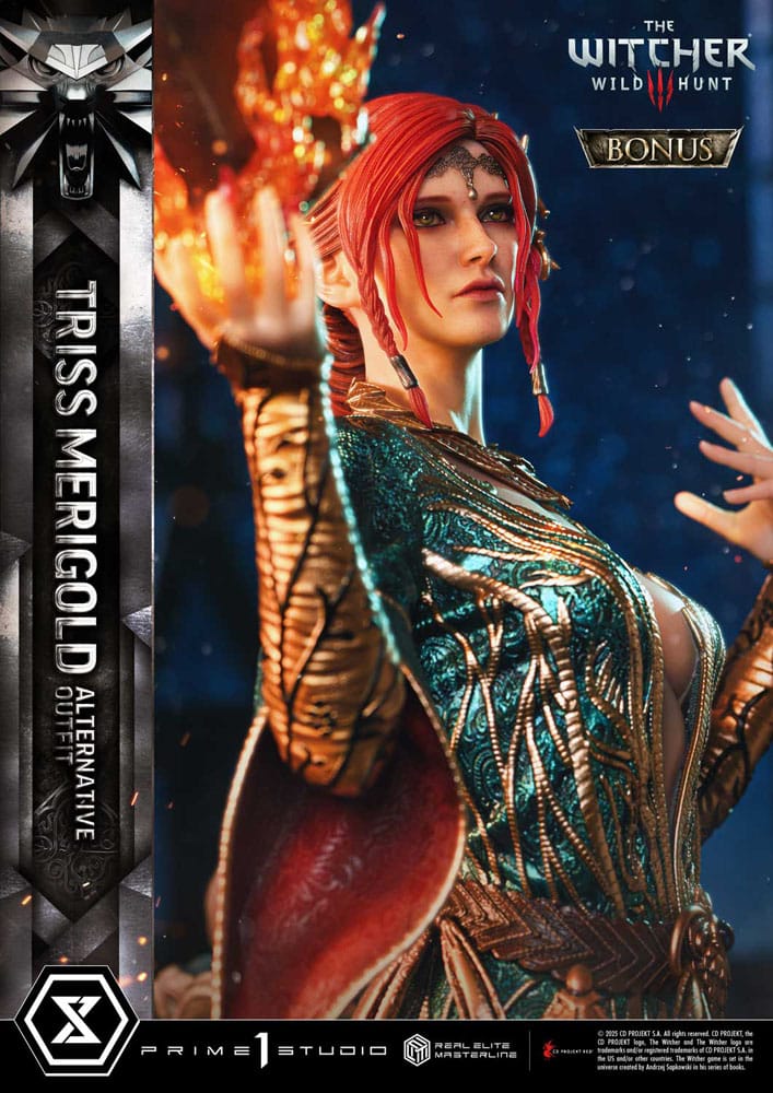 The Witcher 3: Wild Hunt statuette Real Elite Masterline Series 1/4 Triss Merigold Bonus Version 52 cm