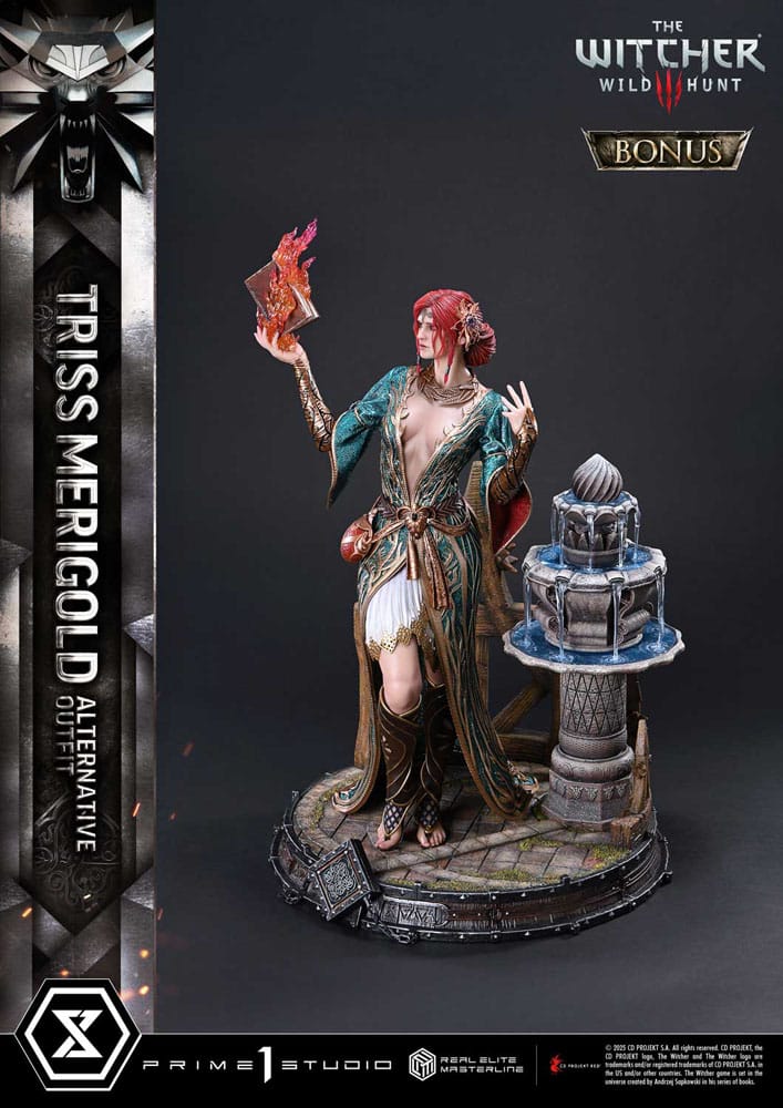 The Witcher 3: Wild Hunt statuette Real Elite Masterline Series 1/4 Triss Merigold Bonus Version 52 cm