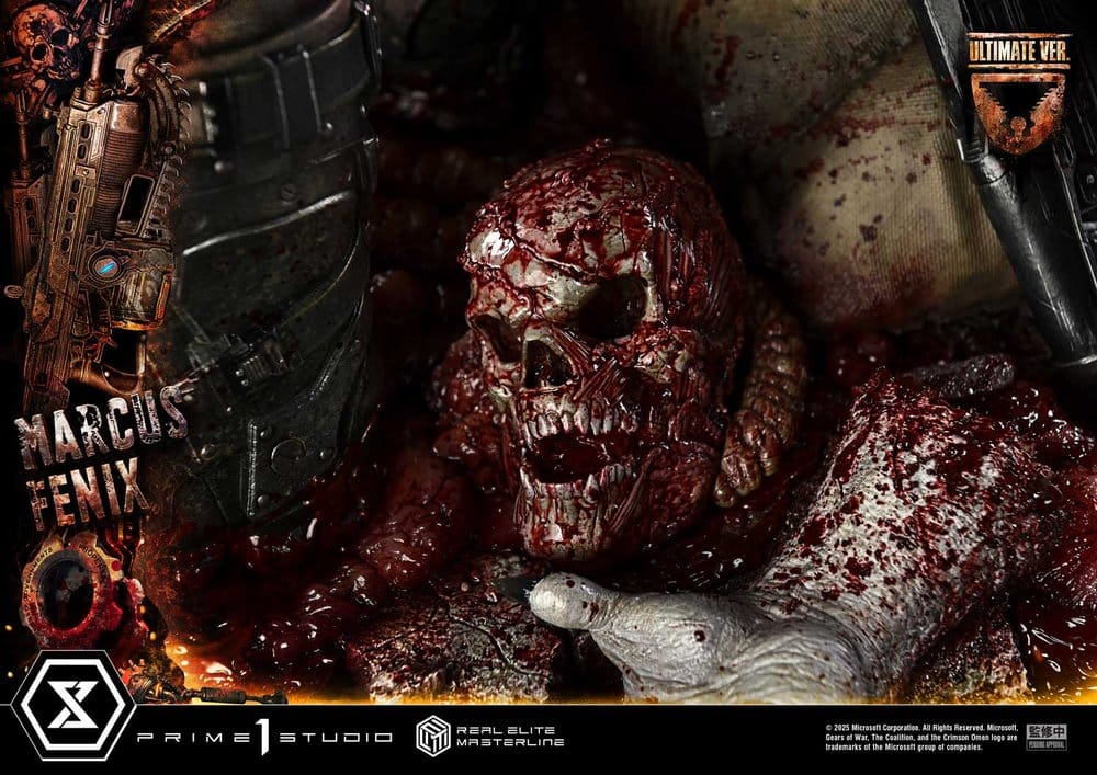 Gears of War: Reloaded statuette Real Elite Masterline Series 1/3 Marcus Fenix Ultimate Version 97 cm