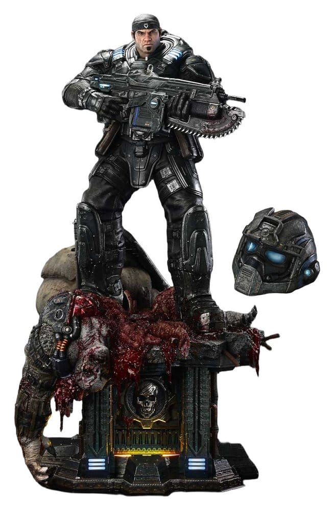 Gears of War: Reloaded statuette Real Elite Masterline Series 1/3 Marcus Fenix Ultimate Bonus Version 97 cm