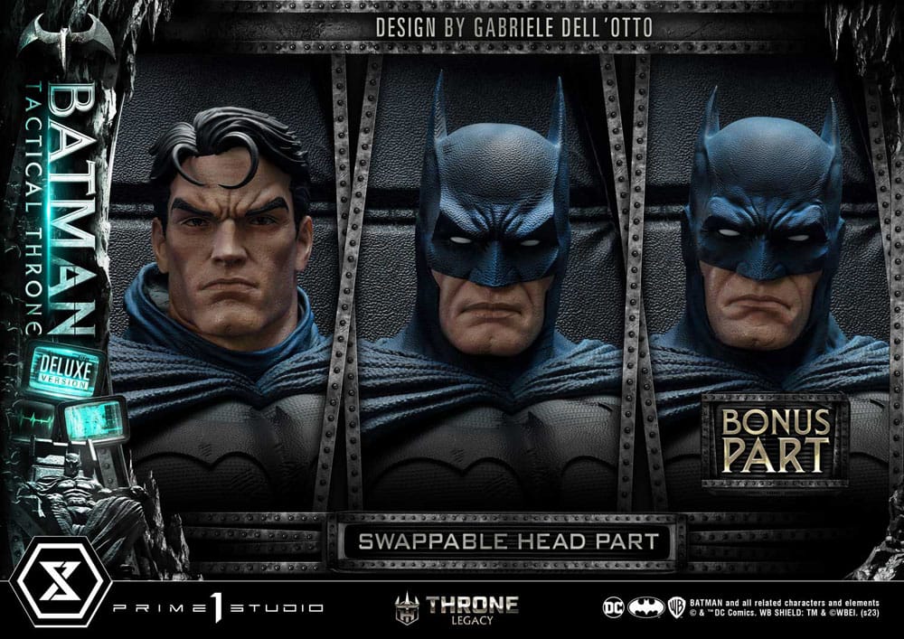 DC Comics statuette 1/3 Throne Legacy Collection Batman Tactical Throne Deluxe Bonus Version 57 cm