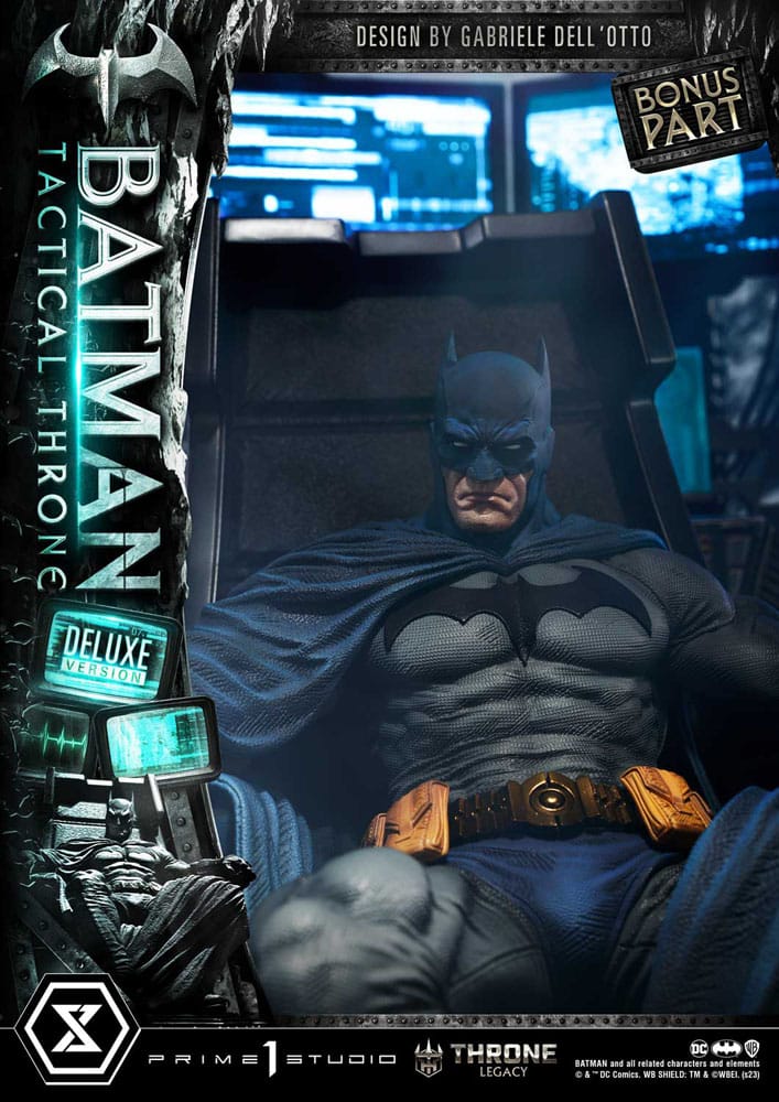 DC Comics statuette 1/3 Throne Legacy Collection Batman Tactical Throne Deluxe Bonus Version 57 cm