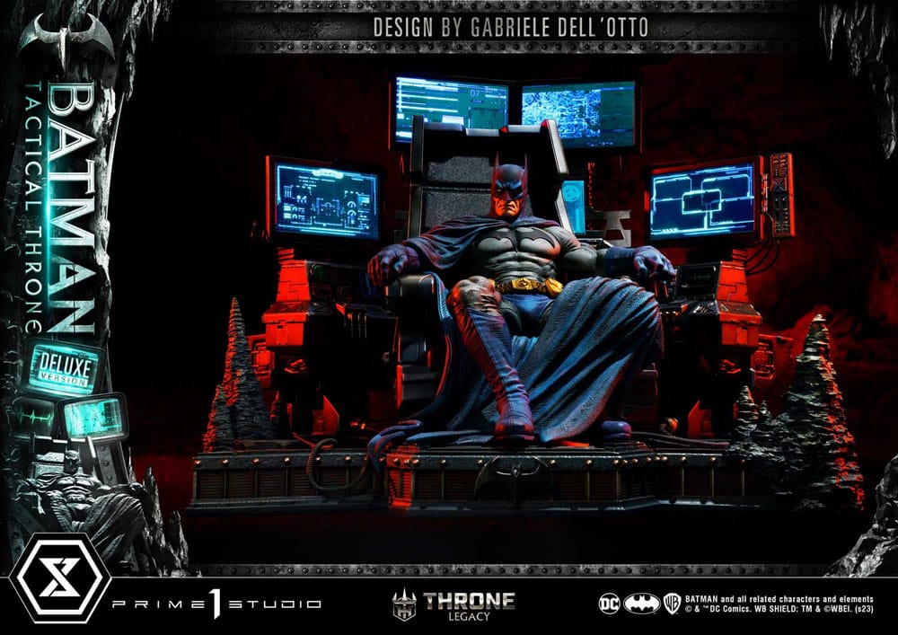 DC Comics statuette 1/3 Throne Legacy Collection Batman Tactical Throne Deluxe Bonus Version 57 cm