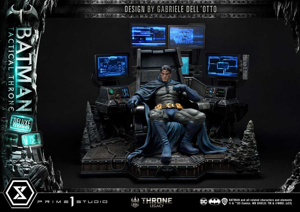DC Comics statuette 1/3 Throne Legacy Collection Batman Tactical Throne Deluxe Bonus Version 57 cm