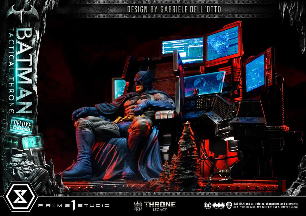 DC Comics statuette 1/3 Throne Legacy Collection Batman Tactical Throne Deluxe Bonus Version 57 cm