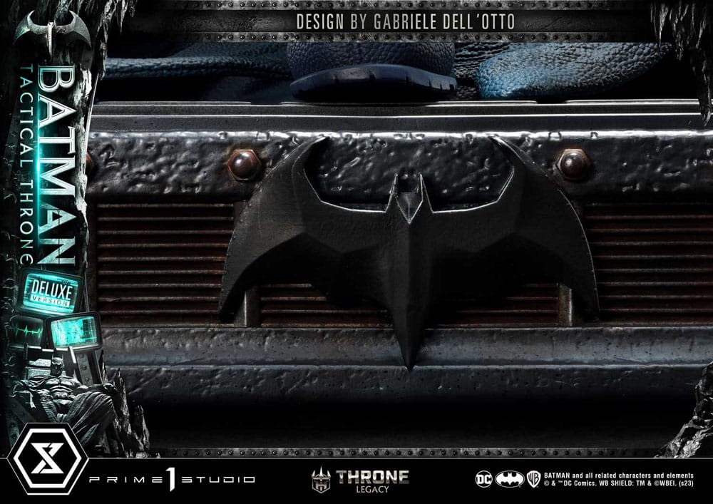 DC Comics statuette 1/3 Throne Legacy Collection Batman Tactical Throne Deluxe Bonus Version 57 cm