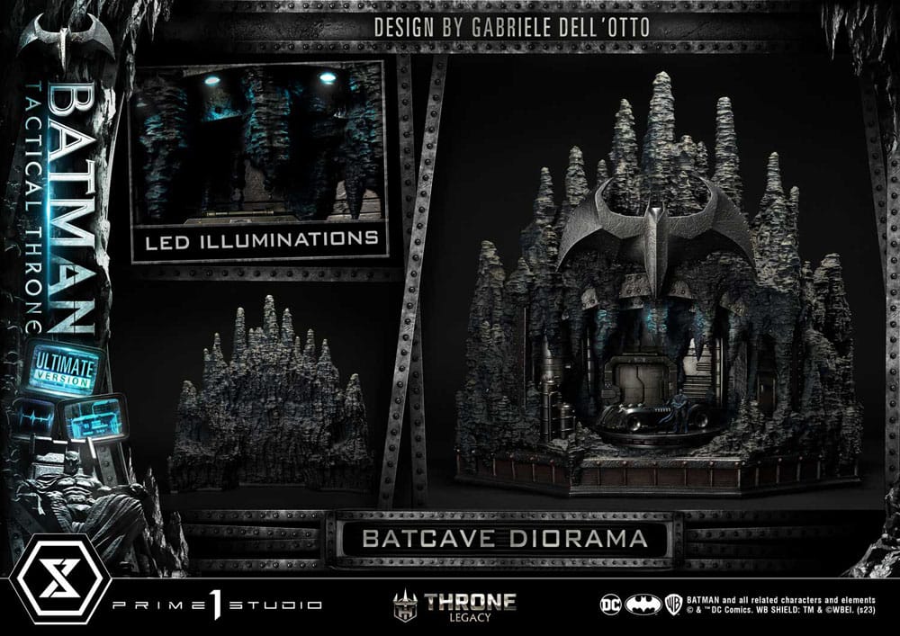 DC Comics statuette 1/3 Throne Legacy Collection Batman Tactical Throne Ultimate Version 57 cm