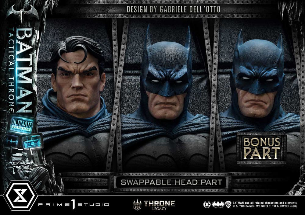 DC Comics statuette 1/3 Throne Legacy Collection Batman Tactical Throne Ultimate Bonus Version 57 cm
