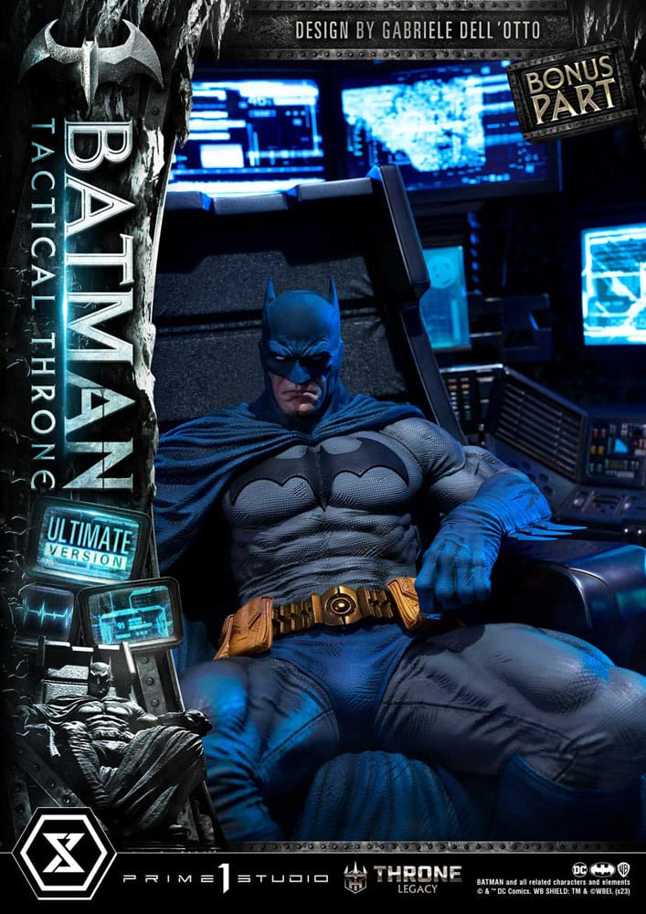 DC Comics statuette 1/3 Throne Legacy Collection Batman Tactical Throne Ultimate Bonus Version 57 cm
