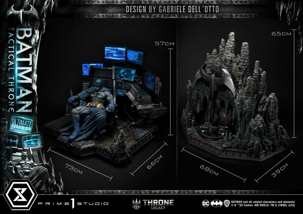 DC Comics statuette 1/3 Throne Legacy Collection Batman Tactical Throne Ultimate Bonus Version 57 cm