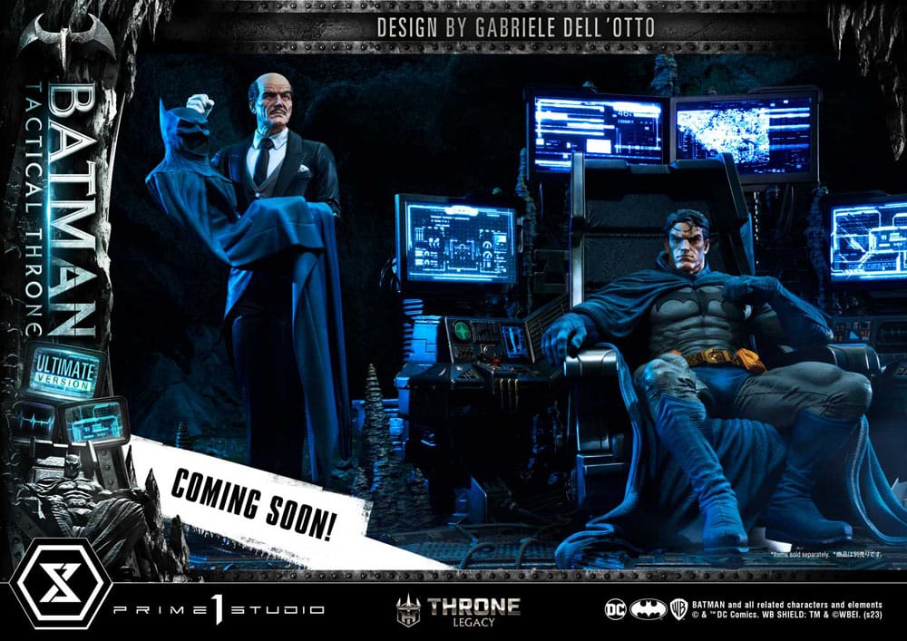 DC Comics statuette 1/3 Throne Legacy Collection Batman Tactical Throne Ultimate Bonus Version 57 cm