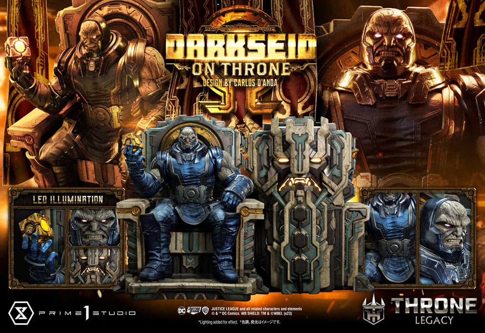 Throne Legacy Series statuette 1/4 Justice League (Comics) Darkseid on Throne Design by Carlos D'Anda Deluxe Bonus Version 65 cm