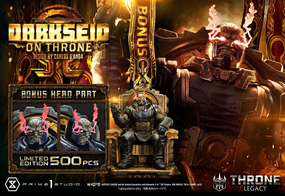 Throne Legacy Series statuette 1/4 Justice League (Comics) Darkseid on Throne Design by Carlos D'Anda Deluxe Bonus Version 65 cm