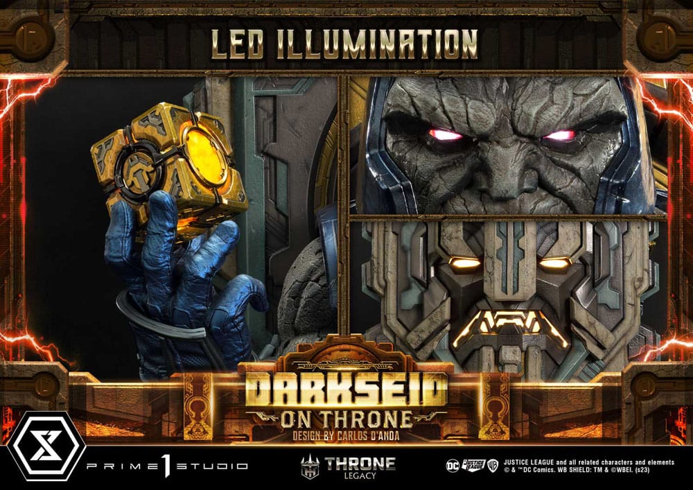 Throne Legacy Series statuette 1/4 Justice League (Comics) Darkseid on Throne Design by Carlos D'Anda Deluxe Bonus Version 65 cm
