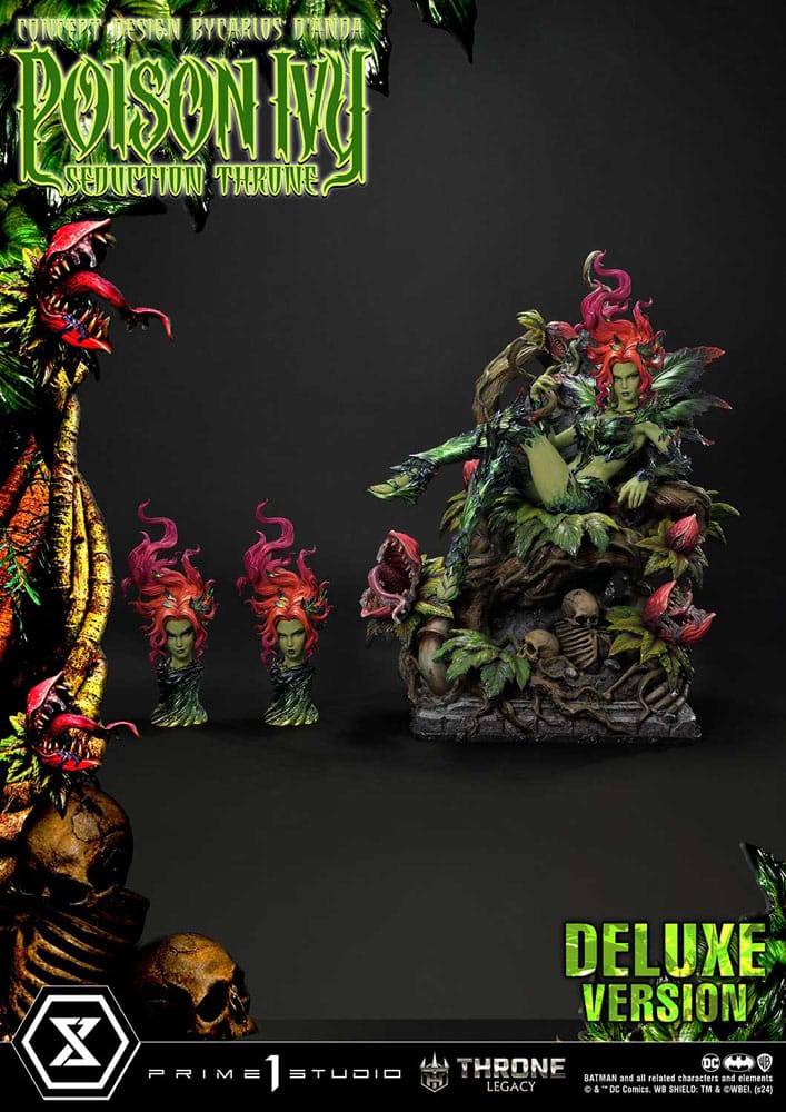 DC Comics statuette 1/4 Throne Legacy Collection Batman Poison Ivy Seduction Throne Deluxe Version 55 cm