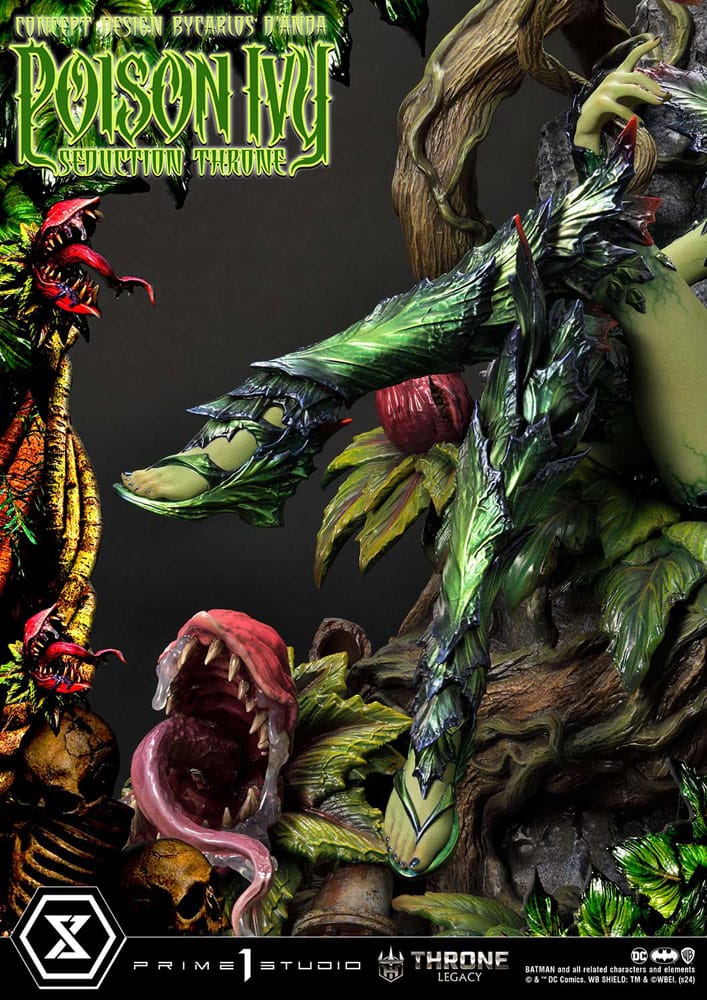 DC Comics statuette 1/4 Throne Legacy Collection Batman Poison Ivy Seduction Throne Deluxe Version 55 cm