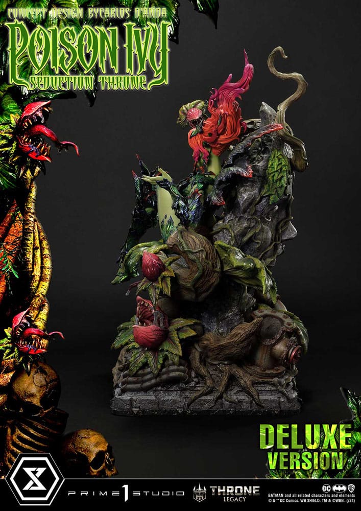DC Comics statuette 1/4 Throne Legacy Collection Batman Poison Ivy Seduction Throne Deluxe Version 55 cm