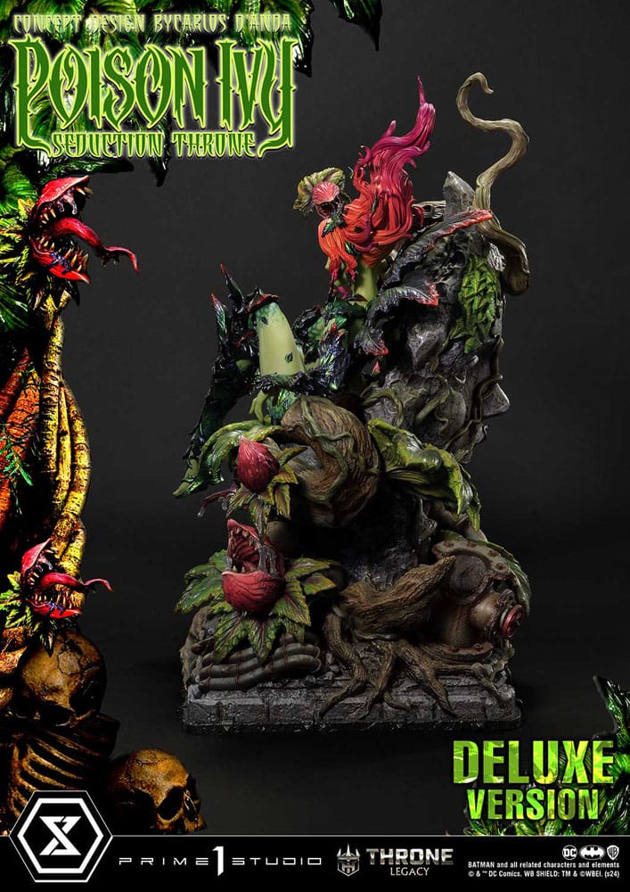 DC Comics statuette 1/4 Throne Legacy Collection Batman Poison Ivy Seduction Throne Deluxe Version 55 cm