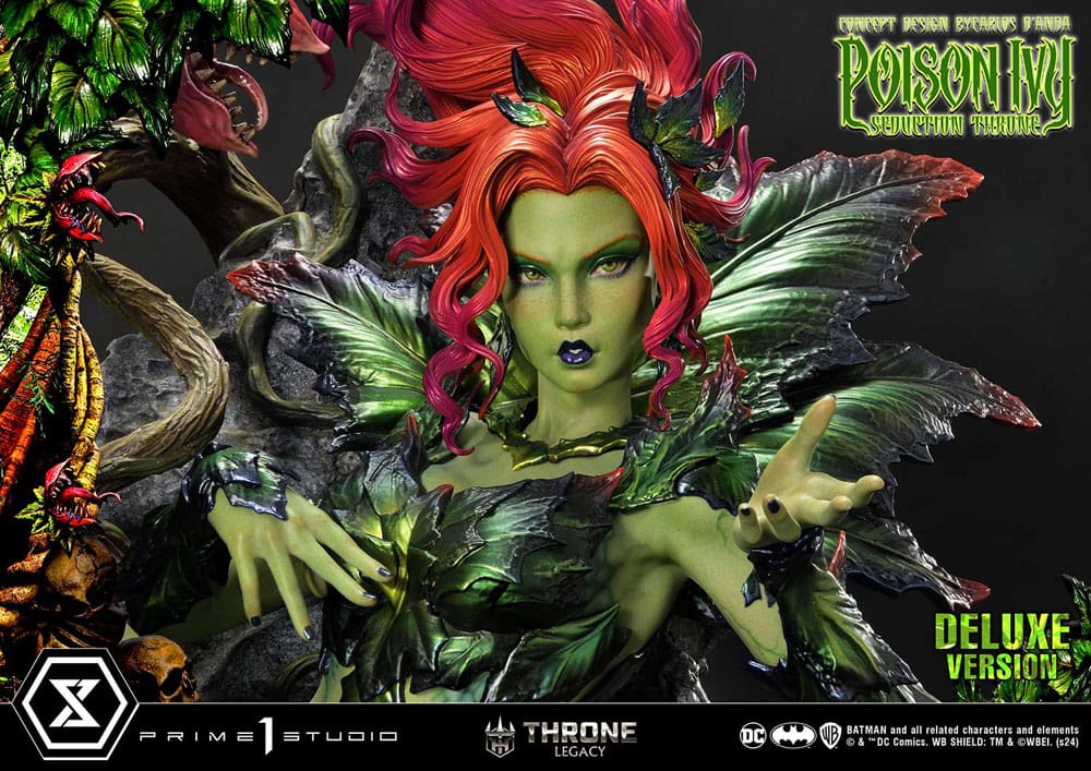 DC Comics statuette 1/4 Throne Legacy Collection Batman Poison Ivy Seduction Throne Deluxe Bonus Version 55 cm