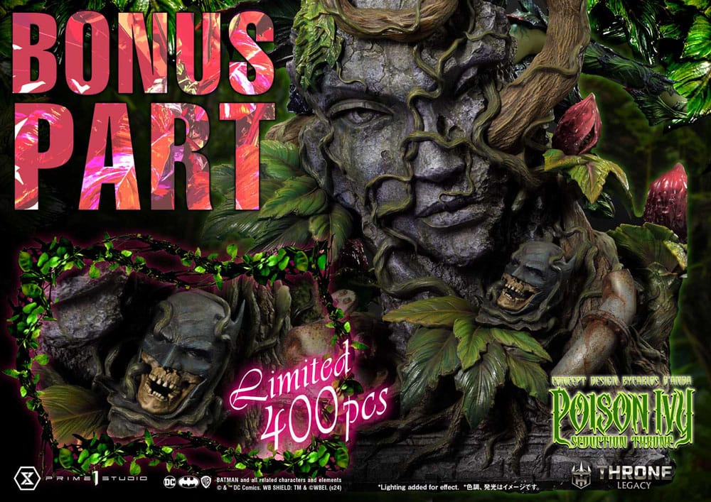 DC Comics statuette 1/4 Throne Legacy Collection Batman Poison Ivy Seduction Throne Deluxe Bonus Version 55 cm