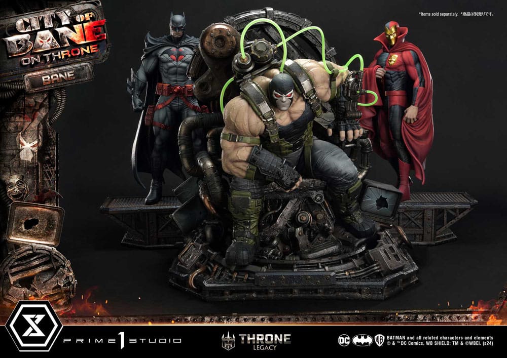 DC Comics statuette 1/4 Throne Legacy Collection Batman Bane on Throne Deluxe Bonus Version 61 cm