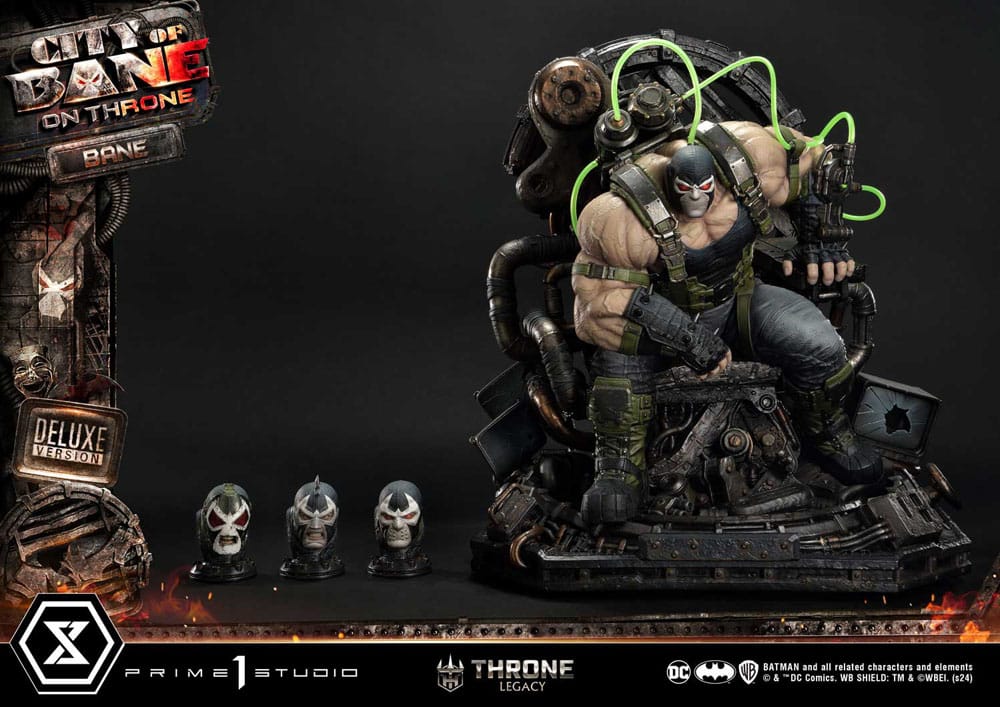 DC Comics statuette 1/4 Throne Legacy Collection Batman Bane on Throne Deluxe Bonus Version 61 cm