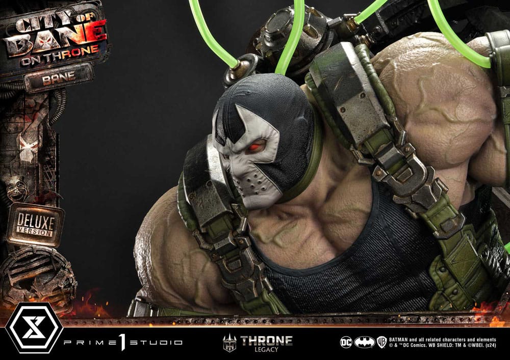 DC Comics statuette 1/4 Throne Legacy Collection Batman Bane on Throne Deluxe Bonus Version 61 cm