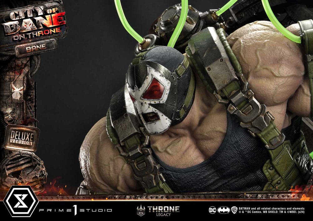 DC Comics statuette 1/4 Throne Legacy Collection Batman Bane on Throne Deluxe Bonus Version 61 cm