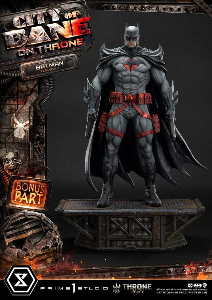 DC Comics statuette 1/4 Throne Legacy Collection Flashpoint Batman Bonus Version 60 cm