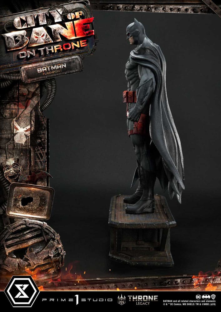 DC Comics statuette 1/4 Throne Legacy Collection Flashpoint Batman Bonus Version 60 cm