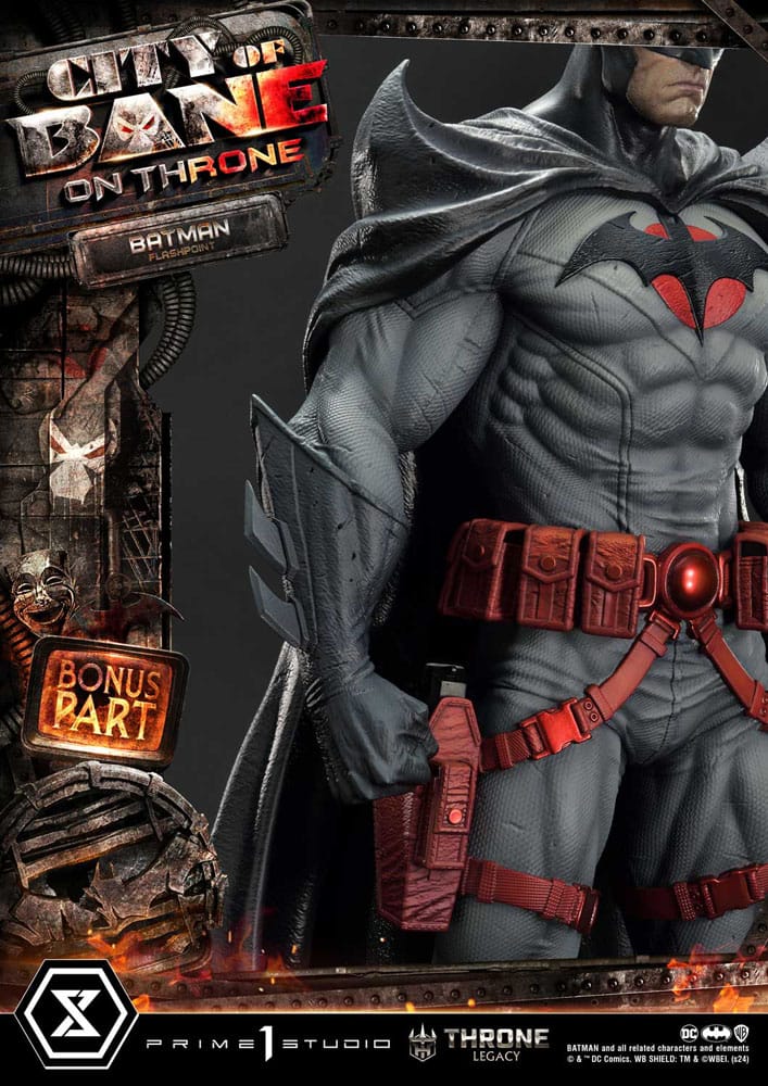DC Comics statuette 1/4 Throne Legacy Collection Flashpoint Batman Bonus Version 60 cm