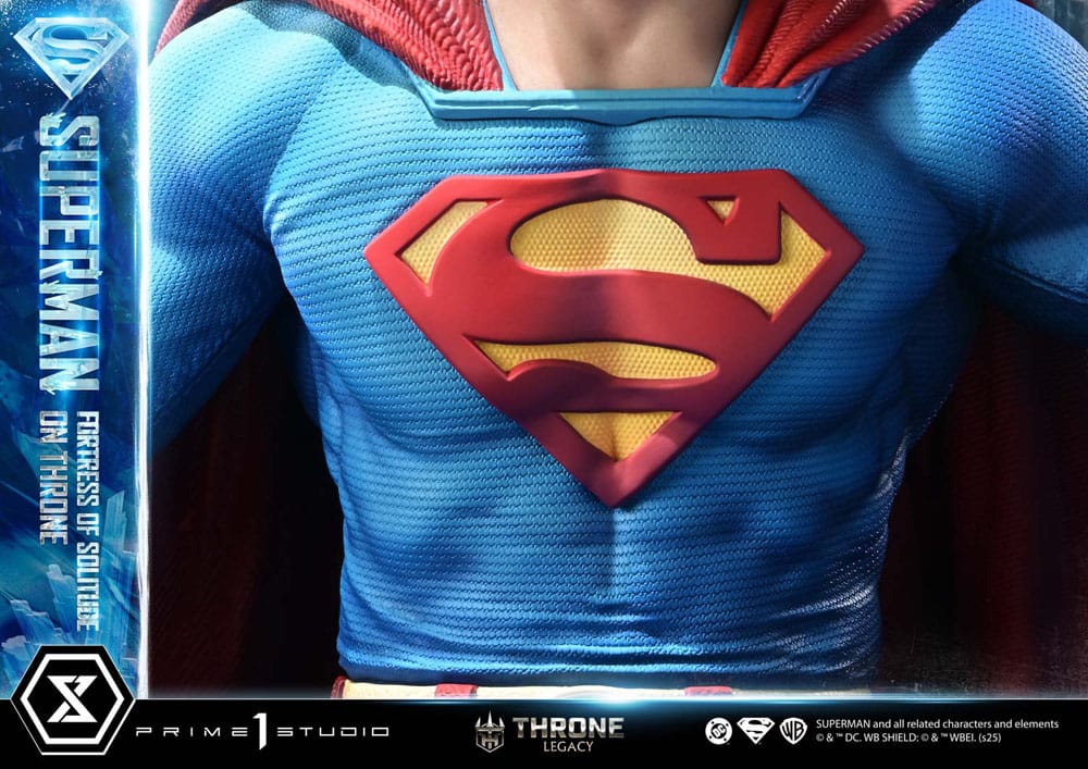 DC Comics statuette 1/4 Throne Legacy Collection Superman Fortress of Solitude on Throne (Design by Gabriele Dell'Otto) 52 cm