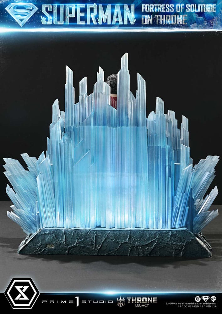 DC Comics statuette 1/4 Throne Legacy Collection Superman Fortress of Solitude on Throne (Design by Gabriele Dell'Otto) Ultimate Bonus Version