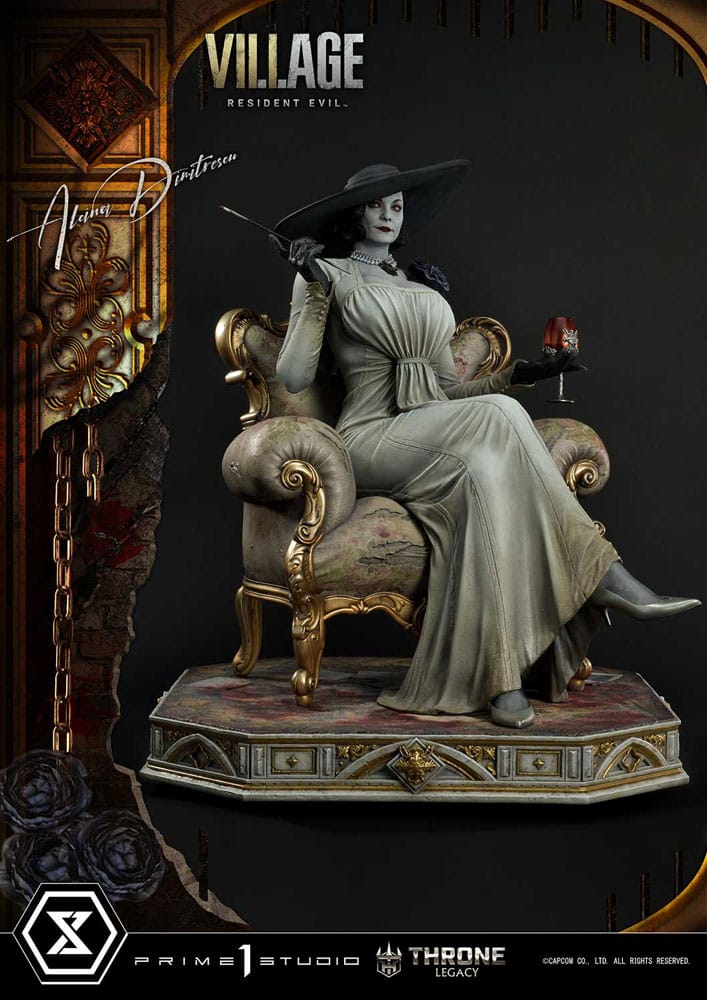 Resident Evil Village statuette 1/4 Throne Legacy Collection Alcina Dimitrescu 66 cm