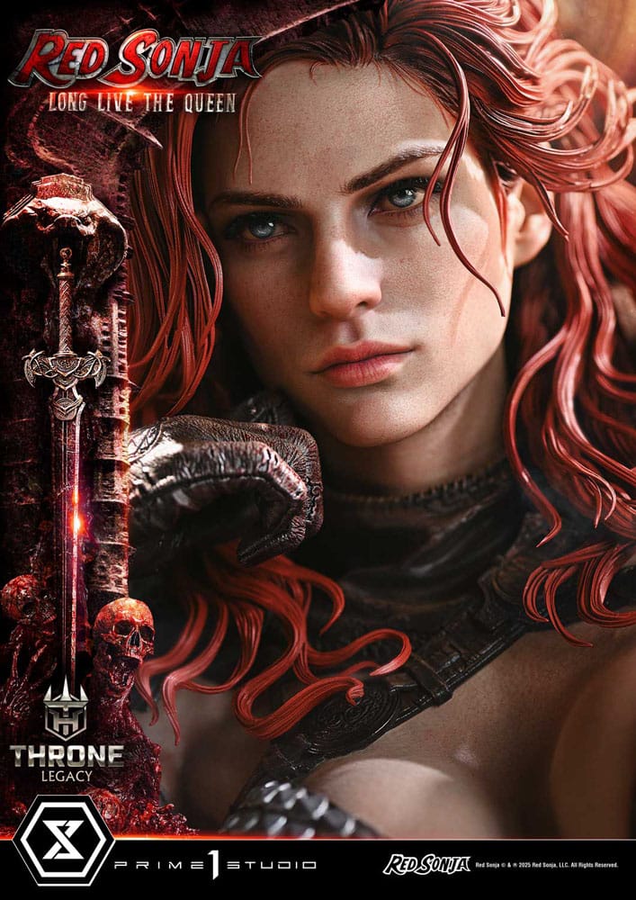 Red Sonja statuette 1/3 Throne Legacy Collection Red Sonja: Long Live the Queen 77 cm