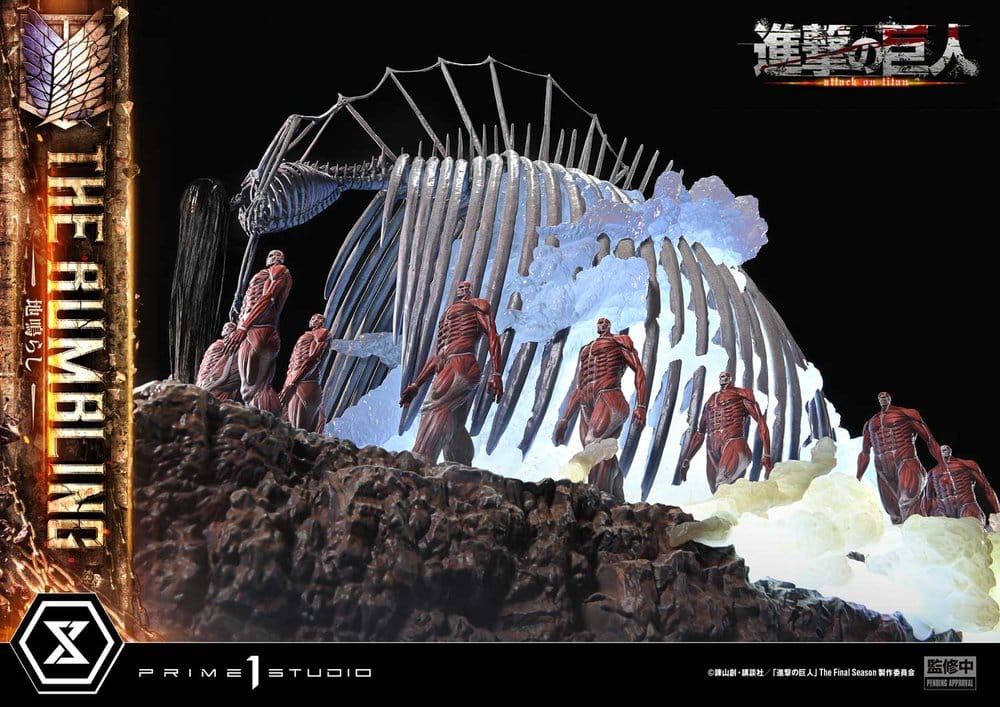 L´Attaque des Titans statuette Ultimate Diorama Masterline Series The Rumbling 64 cm