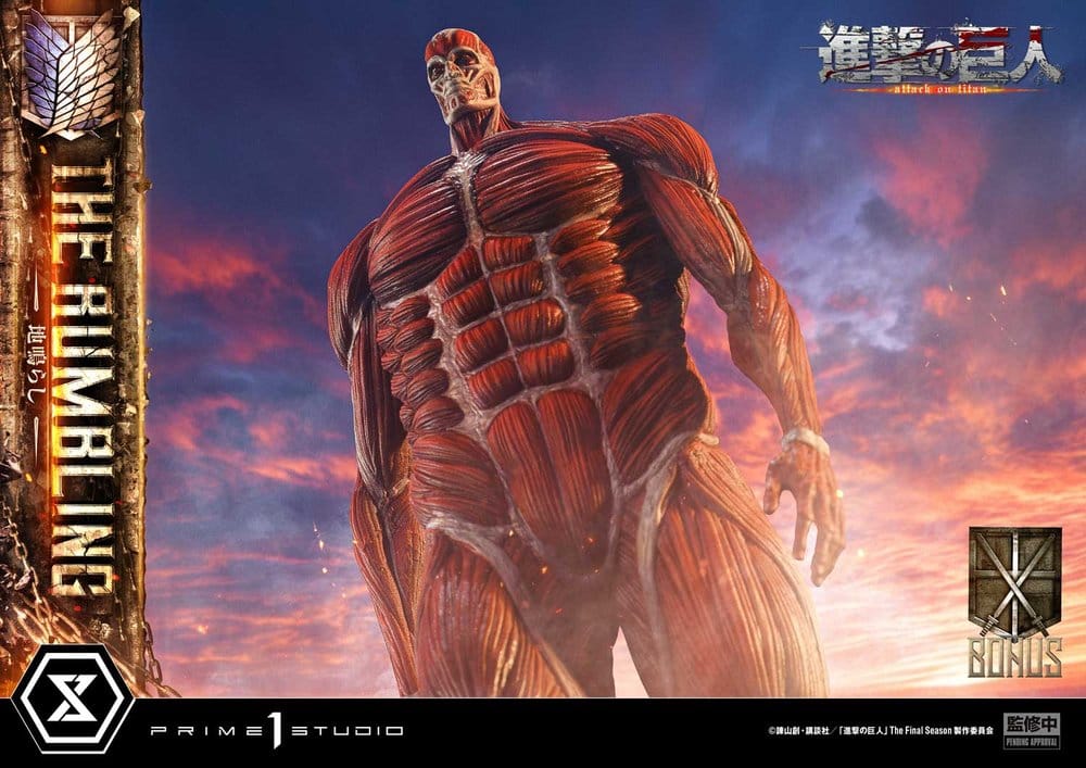 L´Attaque des Titans statuette Ultimate Diorama Masterline Series The Rumbling Bonus Version 64 cm