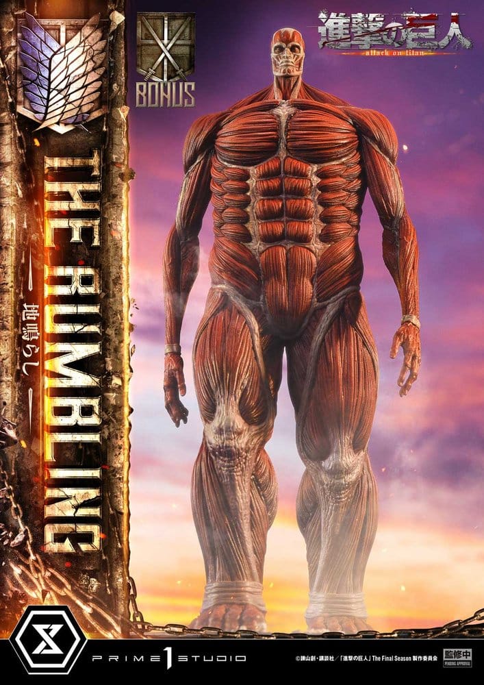 L´Attaque des Titans statuette Ultimate Diorama Masterline Series The Rumbling Bonus Version 64 cm