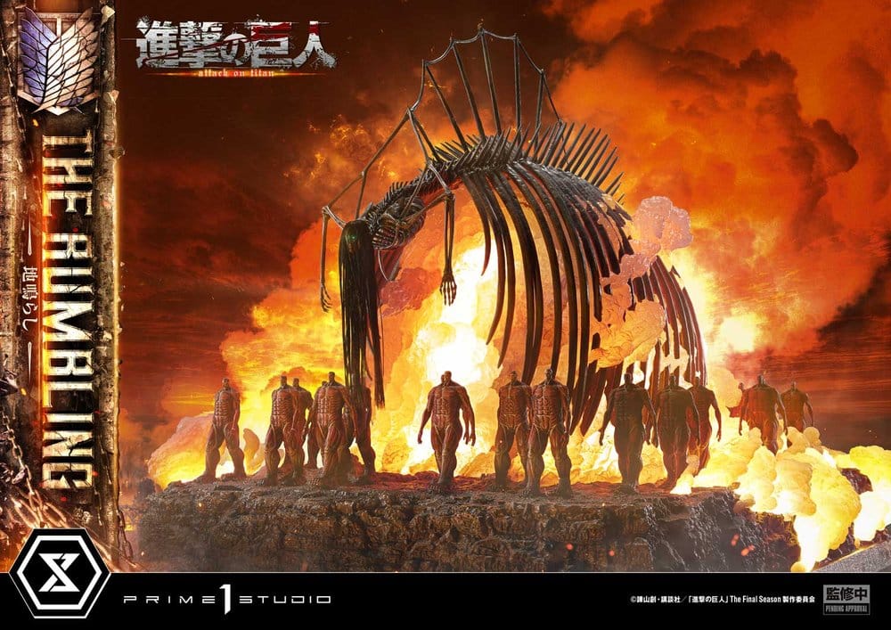 L´Attaque des Titans statuette Ultimate Diorama Masterline Series The Rumbling Bonus Version 64 cm