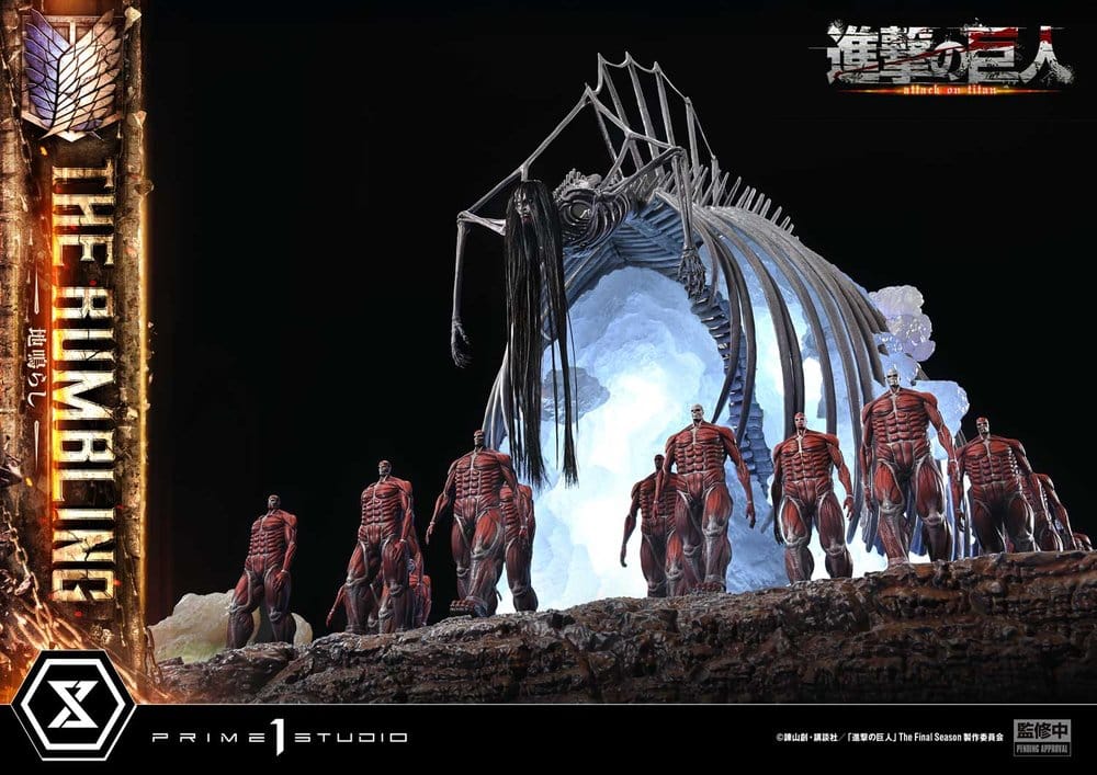 L´Attaque des Titans statuette Ultimate Diorama Masterline Series The Rumbling Bonus Version 64 cm