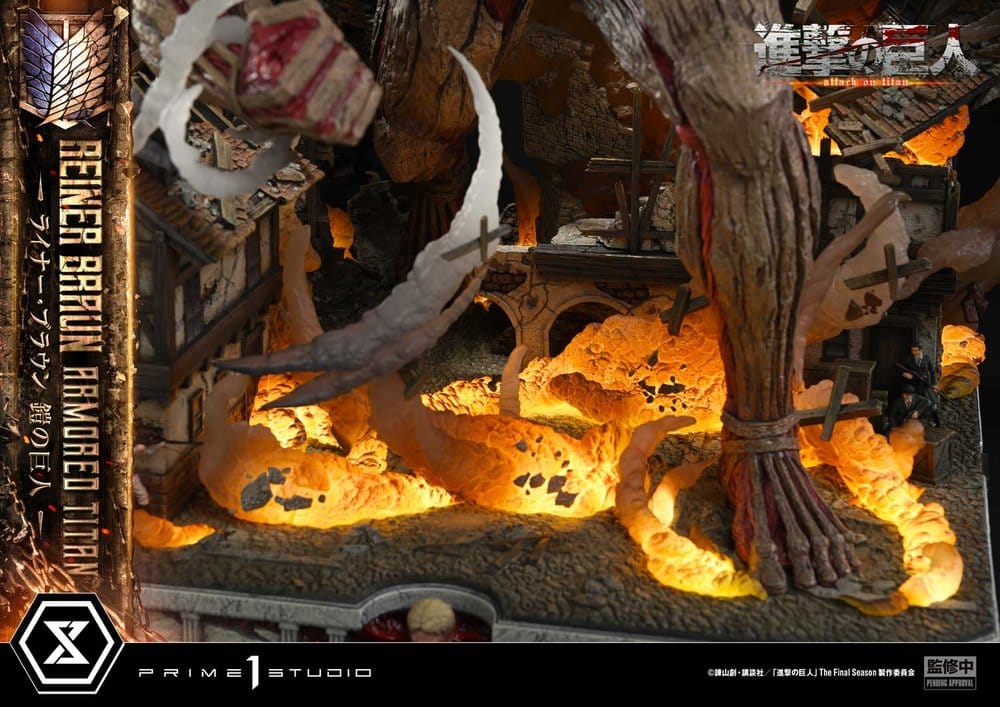 L'Attaque des Titans (TV animation) Ultimate Diorama Masterline Statue Reiner Braun Armored Titan 75 cm