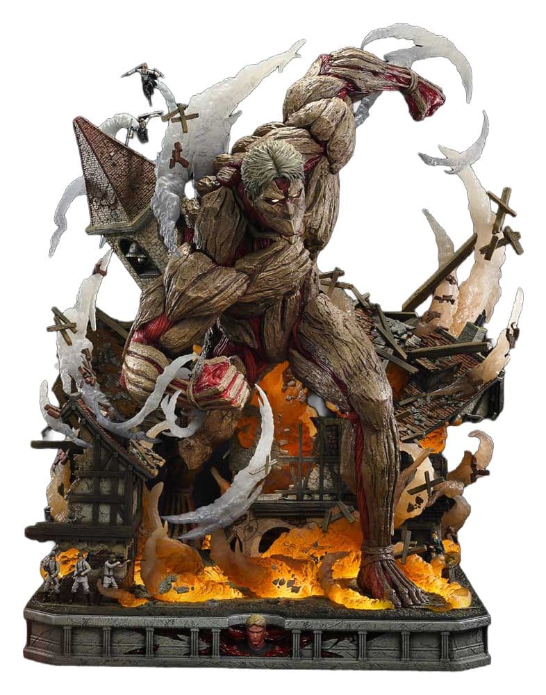 L'Attaque des Titans (TV animation) Ultimate Diorama Masterline Statue Reiner Braun Armored Titan Bonus Version 75 cm
