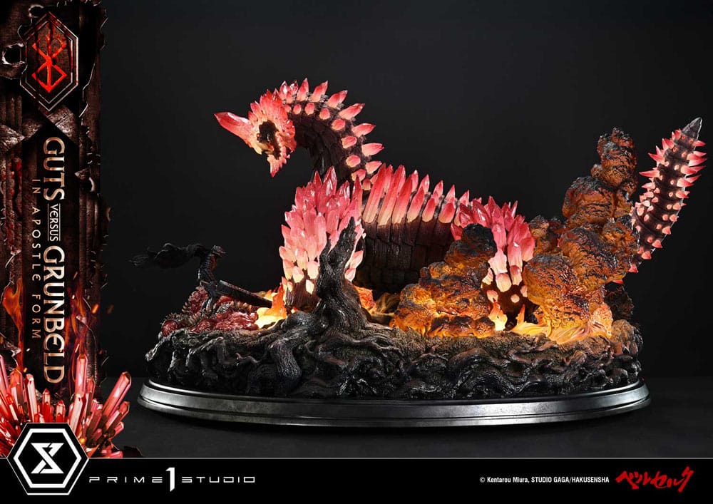Berserk statuette Ultimate Diorama Masterline Series Berserk Guts vs. Grunbeld in Apostle Form 58 cm