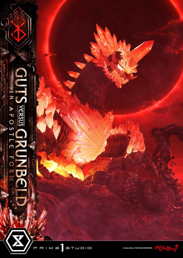 Berserk statuette Ultimate Diorama Masterline Series Berserk Guts vs. Grunbeld in Apostle Form 58 cm