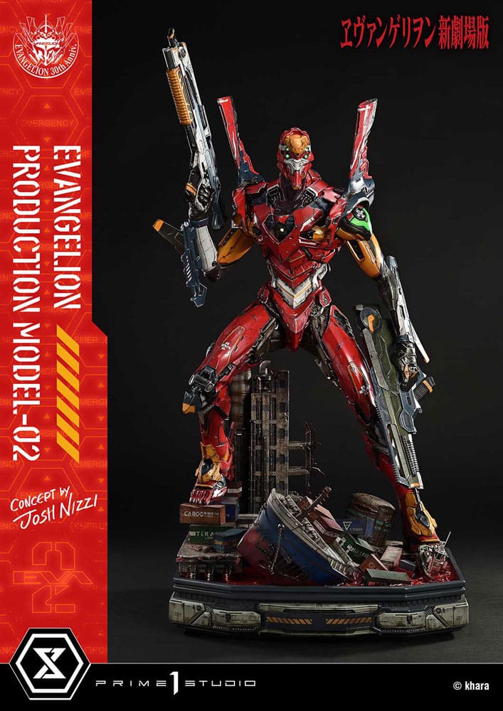 Rebuild of Evangelion statuette Ultimate Diorama Masterline Series Evangelion Production Model-02 (Concept By Josh Nizzi) 73 cm