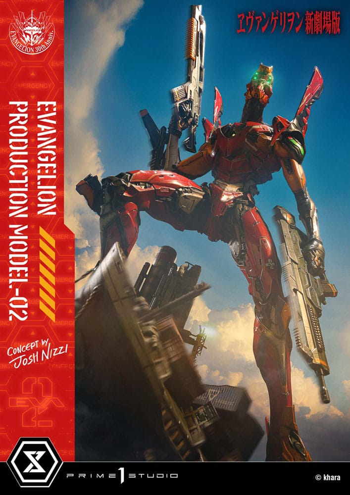Rebuild of Evangelion statuette Ultimate Diorama Masterline Series Evangelion Production Model-02 (Concept By Josh Nizzi) 73 cm