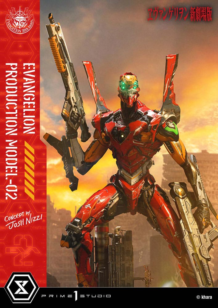 Rebuild of Evangelion statuette Ultimate Diorama Masterline Series Evangelion Production Model-02 (Concept By Josh Nizzi) 73 cm