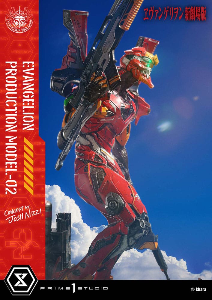 Rebuild of Evangelion statuette Ultimate Diorama Masterline Series Evangelion Production Model-02 (Concept By Josh Nizzi) 73 cm